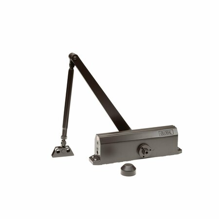 GLOBAL DOOR CONTROLS Commercial Grade 1 Door Closer in Duronodic with Backcheck - Size 5 TC205-BC-DU